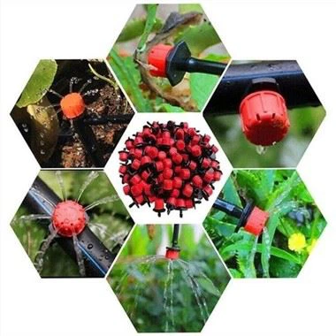 Emissores de irrigação por gotejamento ajustáveis